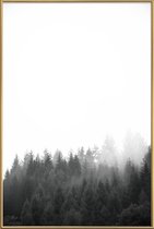 JUNIQE - Poster met kunststof lijst Walk Through The Forest -40x60