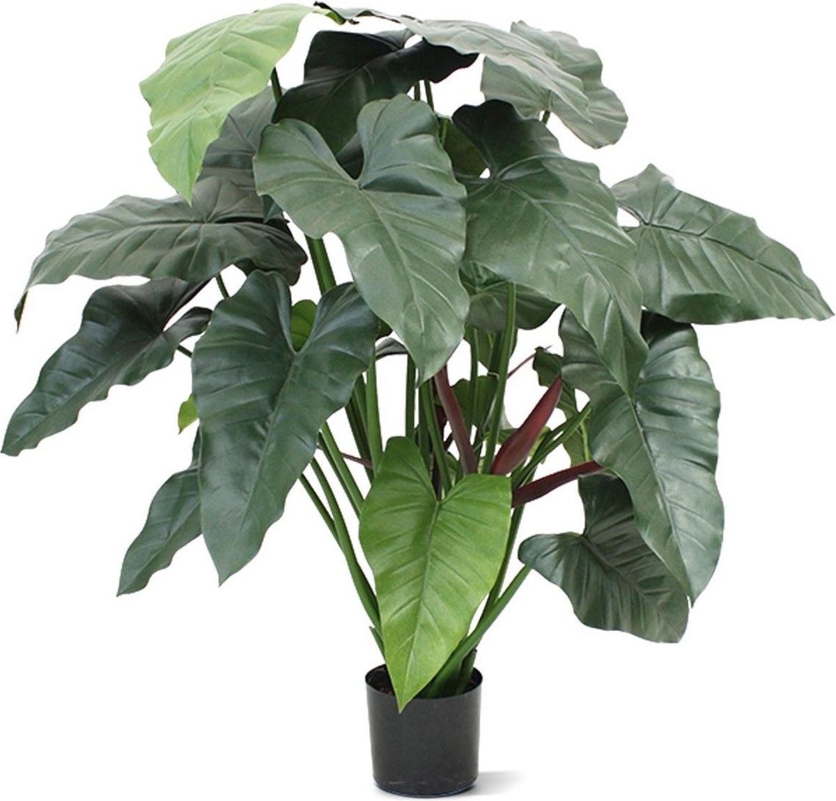 maxifleur Kunstplanten Philodendron XL kunstplant 120cm Groen