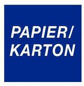 Papier/karton sticker 200 x 200 mm