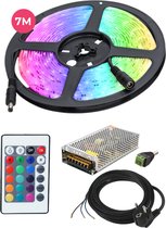 Lagiba 12V waterdichte LED strip - 700 cm - RGB - 100.8 Watt