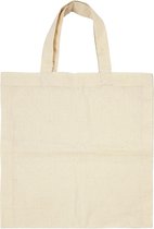 Shopping Bag. licht Naturel. 27.5x30 cm. 135 g - 5 st