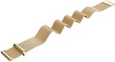 Shop4 - Bandje geschikt voor: Garmin Venu Bandje - Metaal Vintage Goud