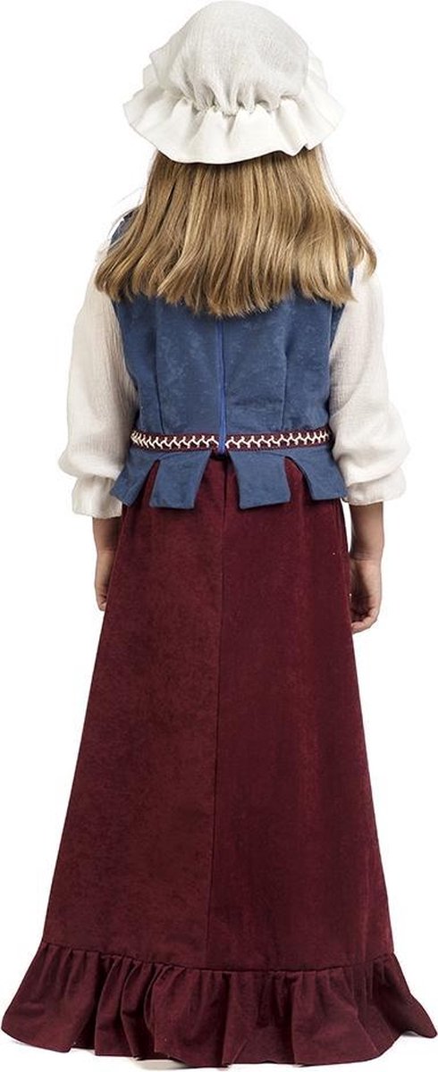 Robe Princesse Médiévale Enfant Fille - Déguisement Renaissance Pour Carnaval Halloween - Taille 5 à 16 Ans