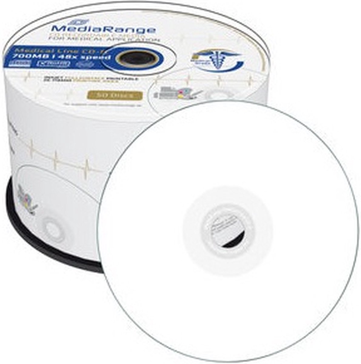MediaRange Medical Line CD-R 700mb/80min 48x speed Cake 50