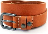 Kidzzbelts Jongenskinderriem Jeans 1883 - Cognac - 85 cm