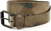 Kidzzbelts Jongenskinderriem Jeans 2127 - Camouflage - 85 cm