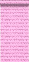 ESTAhome behang prinsessen woorden roze - 114948 - 53 cm x 10,05 m