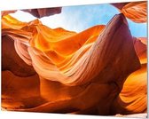 HalloFrame - Schilderij - Rock Desert Nevada Akoestisch - Zilver - 100 X 70 Cm