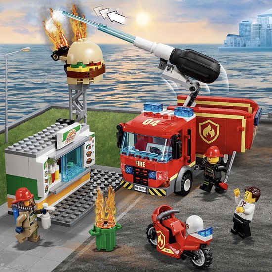 LEGO City Brand bij het Hamburgerrestaurant - 60214 - LEGO