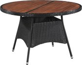 Medina Tuintafel 115x74 cm poly rattan en massief acaciahout