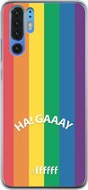 6F hoesje - geschikt voor Huawei P30 Pro -  Transparant TPU Case - #LGBT - Ha! Gaaay #ffffff