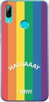 6F hoesje - geschikt voor Honor 10 Lite -  Transparant TPU Case - #LGBT - Ha! Gaaay #ffffff