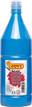 Jovi plakkaatverf, fles van 1000 ml, cyaanblauw
