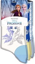 Kids Licensing Sokken Lang Frozen 2 Meisjes Polykatoen 3 Stuks Maat 31-34