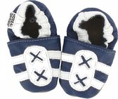 Hobea babyslofjes Turnschuh blau/wei� Maat: 16-17 (12,0 cm)