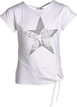 Meisjes shirt ster glitter km | Maat 140/ 10Y