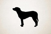 Silhouette hond - Uruguayan Cimarron - Uruguayaanse Cimarron - L - 75x96cm - Zwart - wanddecoratie