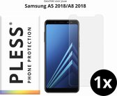 Samsung A8 2018 Screenprotector Glas - 1x - Pless®