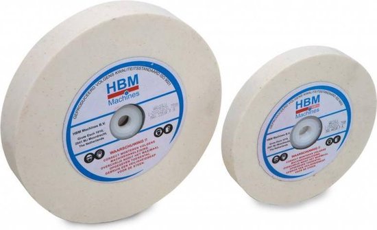 Pierre à aiguiser HBM 150 x 20 mm pour HSS - WHITE Gritt 120