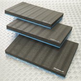 Tapis en mousse pour chariot à outils laminé avec lame - 3 pcs