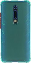 Voor Xiaomi Redmi K20 schokbestendige TPU transparante beschermhoes (groen)