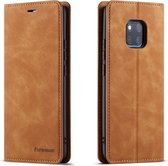 Voor Huawei Mate 20 Pro Forwenw Dream Series Oil Edge Strong Magnetism Horizontal Flip Leather Case with Holder & Card Slots & Wallet & Photo Frame (Brown)