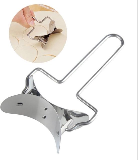 Roestvrijstalen knoedelmaker Deegsnijder Knoedelvorm Keukenaccessoires Gebakgereedschap, Specificatie: 8.3 Knoedels Rond mes Roestvrijstalen knoedelmaker Deegsnijder Knoedelvorm Keukenaccessoires Gebakgereedschap, Specificatie: 8.3 Knoedels Rond mes