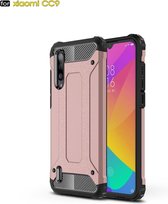 Magic Armor TPU + PC Combinatie Case voor Xiaomi Mi CC9 (Rose Gold)