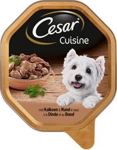 Cesar alu cuisine kalkoen / rund in saus - 150 gr - 14 stuks