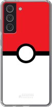 6F hoesje - geschikt voor Samsung Galaxy S21 FE -  Transparant TPU Case - Pokeball #ffffff