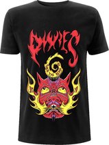 Pixies - Devil Is Heren T-shirt - M - Zwart
