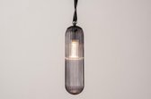 Lumidora Hanglamp 74175 - E27 - Zwart - Grijs - Metaal - ⌀ 10 cm