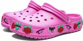 Modetrend Comfortabel antislip Twee-slijtage paar Strandschoenen Gatschoenen (Kleur: Rozerood Maat: 36)