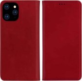 Voor iPhone 12 6.7 inch DZGOGO ZEN-serie schokbestendig PU + TPU beschermhoes met houder & kaartsleuven en portemonnee (rood)