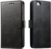 Voor iPhone 6 Plus GUSSIM magnetische horizontale flip lederen tas met houder & kaartsleuven & & portemonnee (zwart)