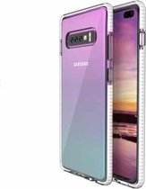 Voor Samsung Galaxy S10 + TPU tweekleurige schokbestendige beschermhoes (wit)
