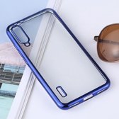 Mobigear Royal Hardcase Hoesje - Geschikt voor Xiaomi Mi A3 - Transparant / Blauw