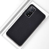 Voor Xiaomi Redmi K30S schokbestendige stoffen textuur PC + TPU beschermhoes (zwart)