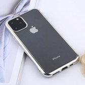 Transparante TPU anti-drop en waterdichte mobiele telefoon beschermhoes voor iPhone 11 Pro (2019) (zilver)