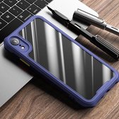 Voor iPhone XR iPAKY Dawn Series Airbag schokbestendig TPU-hoesje (blauw)