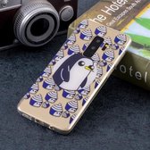 Zacht TPU-hoesje met pinguïnpatroon voor Galaxy S9 +