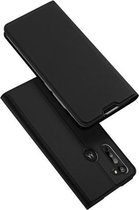 Voor Motorola Moto G8 DUX DUCIS Skin Pro-serie Horizontale flip PU + TPU lederen tas, met houder en kaartsleuven (zwart)