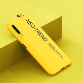 Voor Huawei Honor 9X / 9X Pro / Y9s GKK Vloeibaar siliconen geverfd TPU-hoesje (geel)