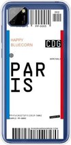 Voor Huawei Y5P 2020 Boarding Card Series Pattern TPU beschermhoes (Parijs)