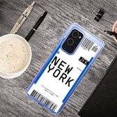 Voor OnePlus 9 Boarding Pass Series TPU telefoon beschermhoes (New York)