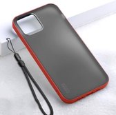 Voor iPhone 12 Pro Max X-level Beetle-serie All-inclusive pc + TPU-hoes (rood)