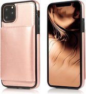 Apple iPhone 11 Pro Hoesje - Mobigear - Card Serie - TPU Backcover - Roségoud - Hoesje Geschikt Voor Apple iPhone 11 Pro