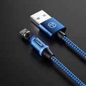 CaseMe Series 2 USB naar Micro USB magnetische oplaadkabel, lengte: 1m (donkerblauw)