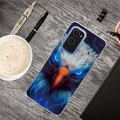 Voor OnePlus 9 Pro schokbestendig geverfd transparant TPU beschermhoes (Blu-ray Carving)