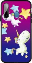 Voor Galaxy A11 / M11 Pattern Printing Embossment TPU Mobile Case (Pegasus)